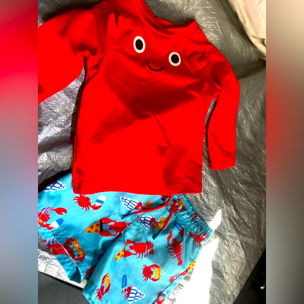 Toddler swim suit set